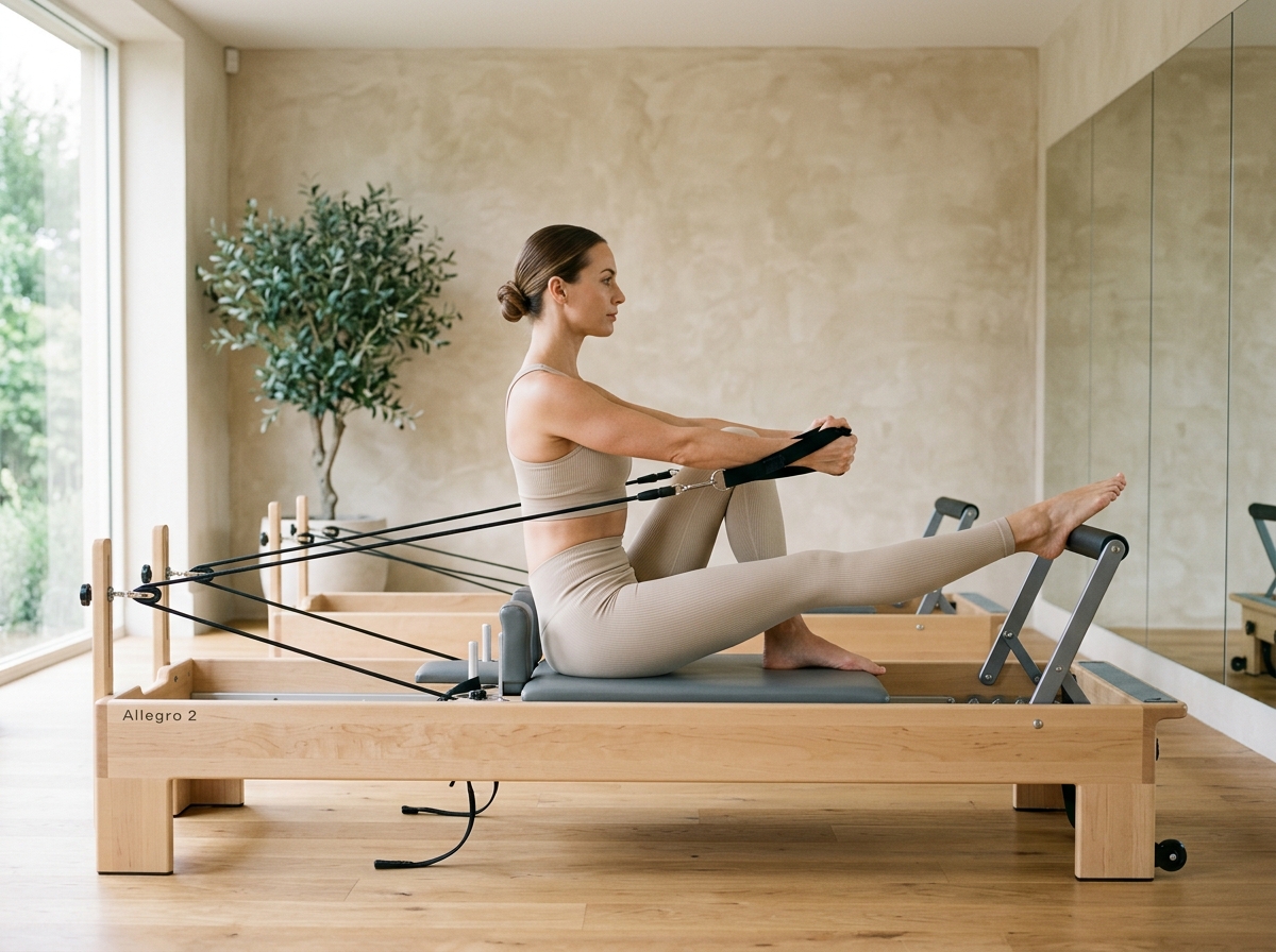 Pilates stretch and length